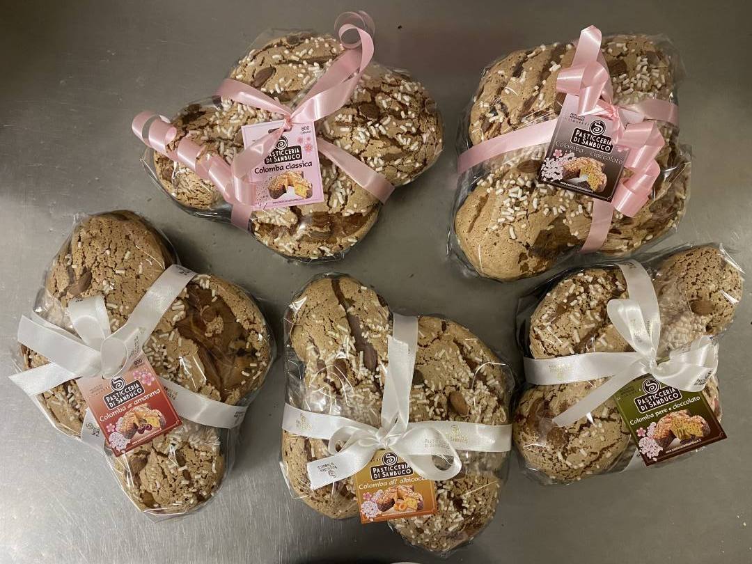 Le soffici COLOMBE della Pasticceria di Sambuco sono arrivate